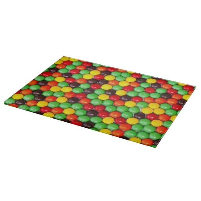 Bunte Süßigkeiten Schneidebrett (Ecke)