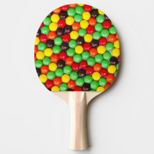 Bunte Süßigkeiten Tischtennis Schläger
