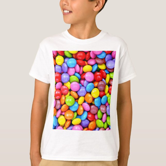 Bunte Süßigkeitsphotographie T-Shirt (Vorderseite)