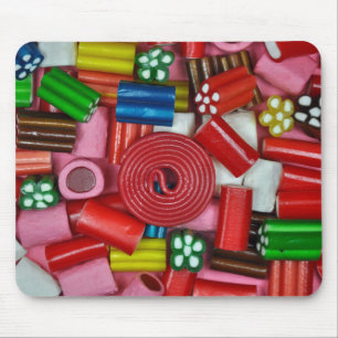Bunte Süßigkeitsstücke Mousepad