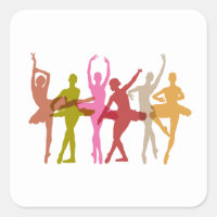 Bunte Tanzen-Ballerinen