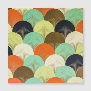 Bunte Tapete: künstlerisches Design. Magnetkarte