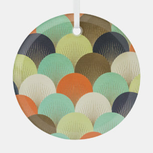 Bunte Tapete: künstlerisches Design. Ornament Aus Glas