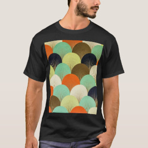 Bunte Tapete: künstlerisches Design. T-Shirt