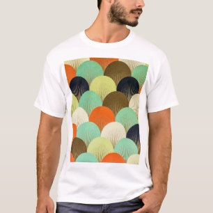 Bunte Tapete: künstlerisches Design. T-Shirt