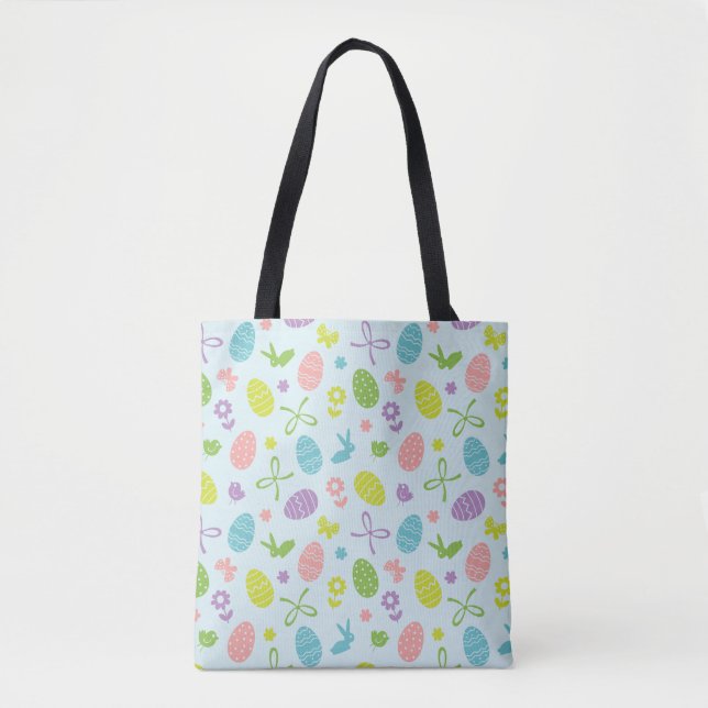 Bunte Taschen-Tasche des Ostern-Frühlings-Muster-| Tasche (Vorderseite)