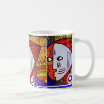 Bunte Tasse durch Mojisola ein Gbadamosi Okubule