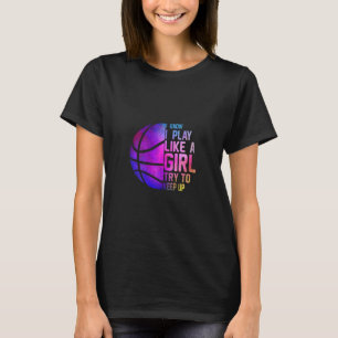 Bunte Teenager und Frauen, die ich kenne, spielen T-Shirt