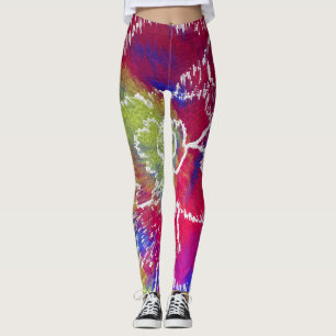 Bunte Tiedye-Leggings Leggings