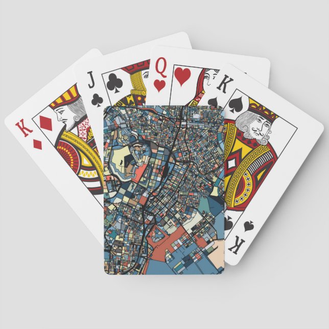 Bunte Tokyo-Karte Spielkarten (Rückseite)