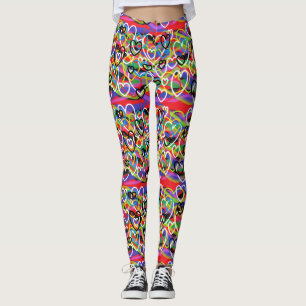Bunte Trainingsleggings für das Fitnessstudio und Leggings