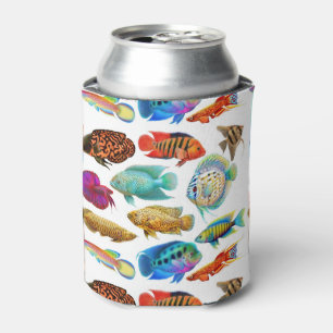 Bunte tropische Aquarium-Fische Dosenkühler