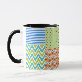 Bunte tropische Blumen-Kaffeetasse – Lebendiger Fl Tasse