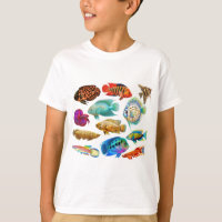 Bunte tropische Fische