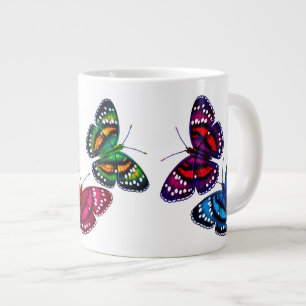 Bunte tropische Jumbo-Tasse