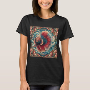 bunte tropische Kampffische für das Aquarium T-Shirt