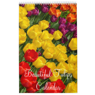 Bunte Tulpen Kalender