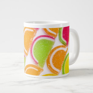 Bunte unterschiedliche Gelee-Süßigkeit Jumbo-Tasse