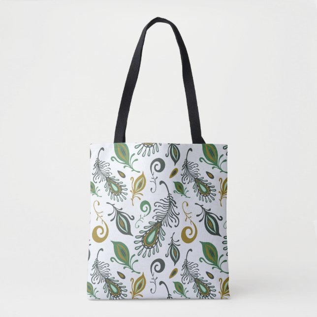 Bunte verschiedene Federn Tasche (Vorderseite)