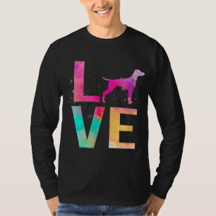 Bunte Vizsla Hunde Mama Geschenke Vizsla T-Shirt