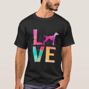 Bunte Vizsla Hunde Mama Geschenke Vizsla T-Shirt