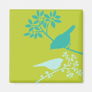 Bunte Vögel Magnet