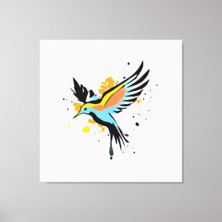 Bunte Vogelwelt Kunst, Dichtung und Musik Leinwanddruck