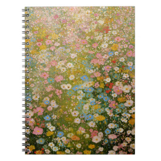 Bunte Wildblumenwiesen 3 Notizblock