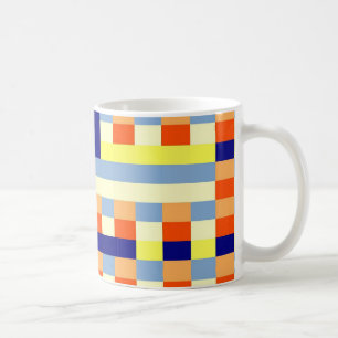 Bunte Würfel Kaffeetasse