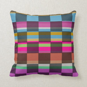Bunte Würfel Kissen