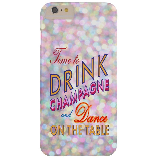 Bunte Zeit, Champagne iPhone 6 zu trinken Plus Case-Mate iPhone Hülle (Rückseite)