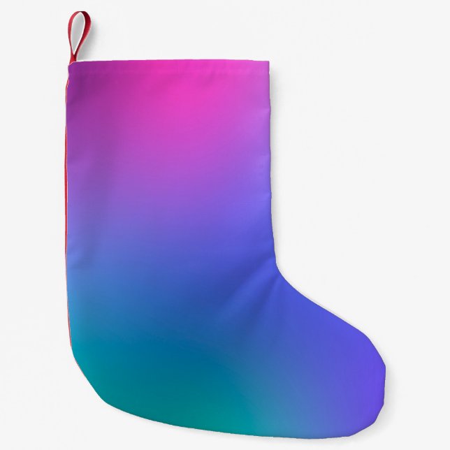 bunten Hintergrundabstrakte, Kunst, grafische Gest Kleiner Weihnachtsstrumpf (Vorderseite)