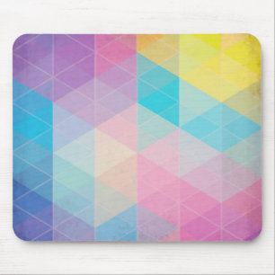 Bunter abstrakter Dreieckhintergrund Mousepad