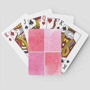 bunter Aquarellhintergrund für Ihre 3 2 Spielkarten