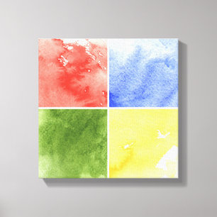 bunter Aquarellhintergrund für Ihren Entwurf Leinwanddruck