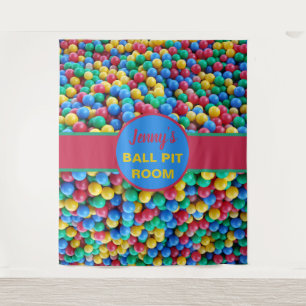 Bunter Ball-Gruben-Ball-Ball-Gruben-Raum-Dekor Wandteppich