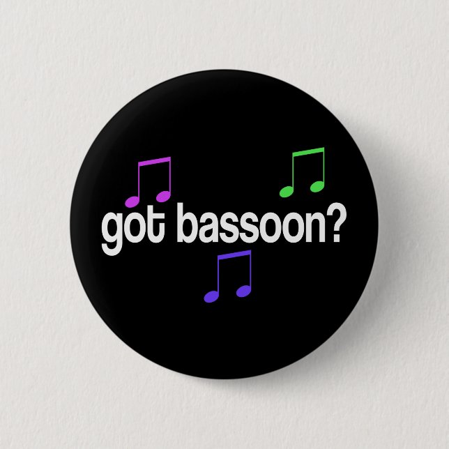 Bunter Bassoon Button (Vorderseite)