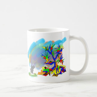 bunter Baum Kaffeetasse