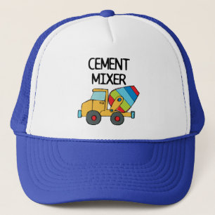 Bunter Betonmischer Truckerkappe