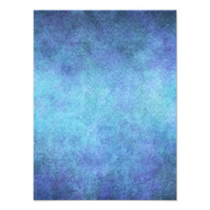 Bunter blauer lila Watercolor-Papier-Hintergrund Fotodruck