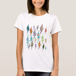 Bunter Blitz-Bolzen T-Shirt
