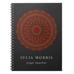 Bunter BlumeMandala Notizblock