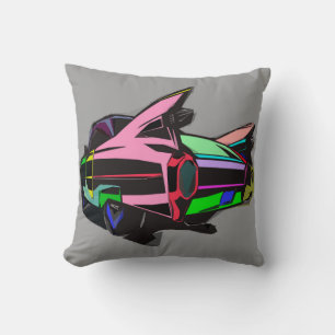 Bunter Cadillac Kissen