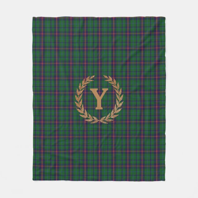 Bunter Clanjunge Tartan-Fleece-Decke Fleecedecke (Vorderseite)