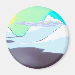 Bunter Dallas-Morgen-Magnet Magnet
