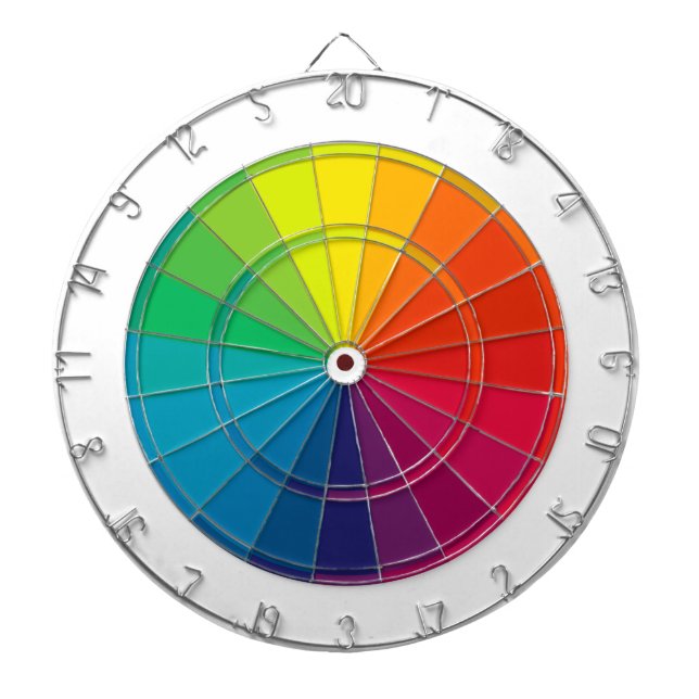 Bunter Dartscheibe-Regenbogen Dartscheibe (vorne)