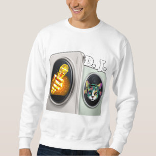 Bunter Digital-Design Herren-Sweatshirt – P Sweatshirt
