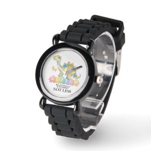 Bunter Dinosaurier   Autismus-Bewusstsein  Armbanduhr