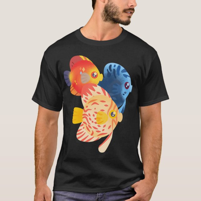 Bunter Diskus T-Shirt (Vorderseite)