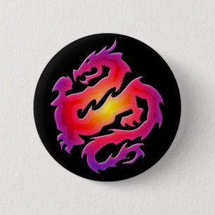 BUNTER DRACHE BUTTON